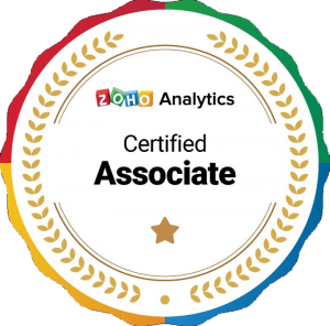 Analytics Certificate - Certified Zoho Analytics Associate